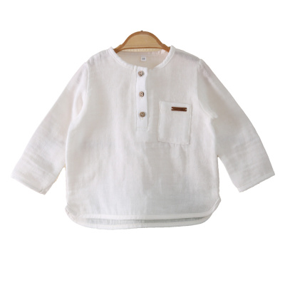 Рубашка на трех пуговицах Мечты Babyede 21410ЭД молочная 1